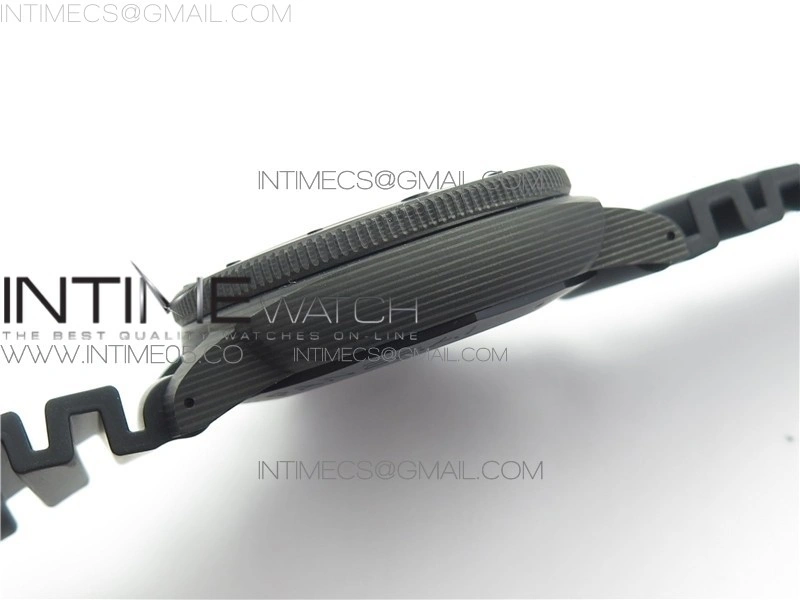 PAM1616 Carbotech 47mm VSF Best Edition Black Dial Blue Markers on Rubber Strap P.9010 Clone